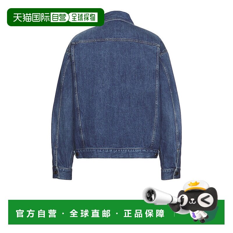 1h可退 香港直邮The Row 男士 Seb 牛仔布夹克 906W3809 blue蓝色