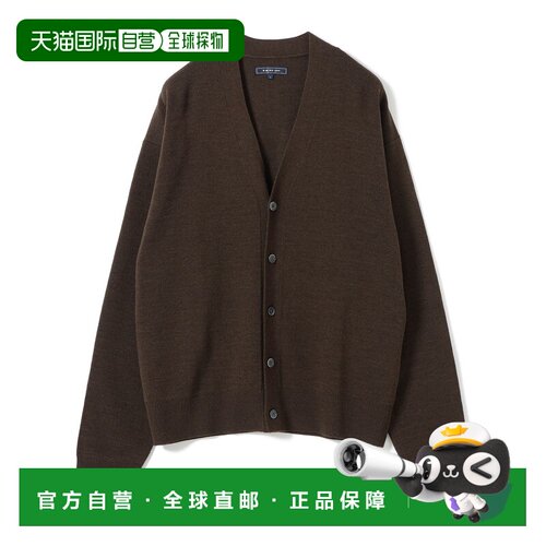1h可退 日本直邮B:MING by BEAMS 男士 12G针 细密螺纹开衫 92150