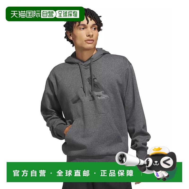 【美国直邮】adidas/阿迪达斯 男士 帽衫运动夹克衫长袖