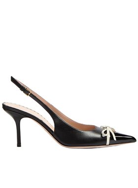 VALENTINO 女士凉鞋 WS0LQ1DAL790 SS2025 黑色 露跟高跟凉鞋