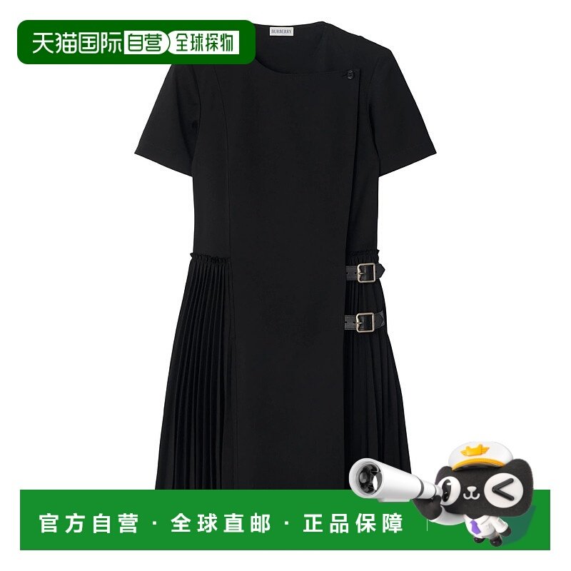香港直邮BURBERRY 女士连衣裙 8116015X AW2025 黑色,女装/女士精品,连衣裙,淘宝优惠券,粉丝福利购,淘宝优惠卷