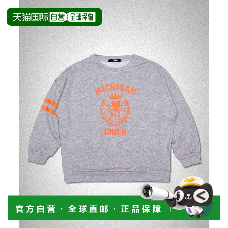 1h可退 日本直邮CHEER 女士学院风印花宽松卫衣 CX2112110