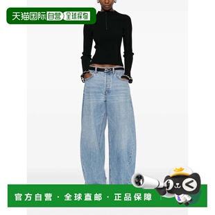 Logo Women Ribbed Turtleneck 美国直邮ALEXANDER Zip WANG