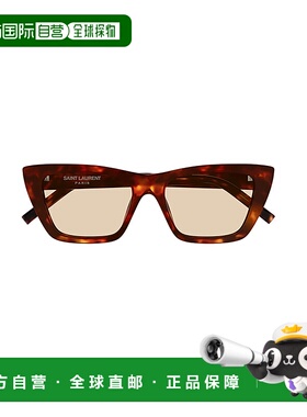 香港直邮SAINT LAURENT 男士太阳镜 SL276MICA064 AW2025 棕色