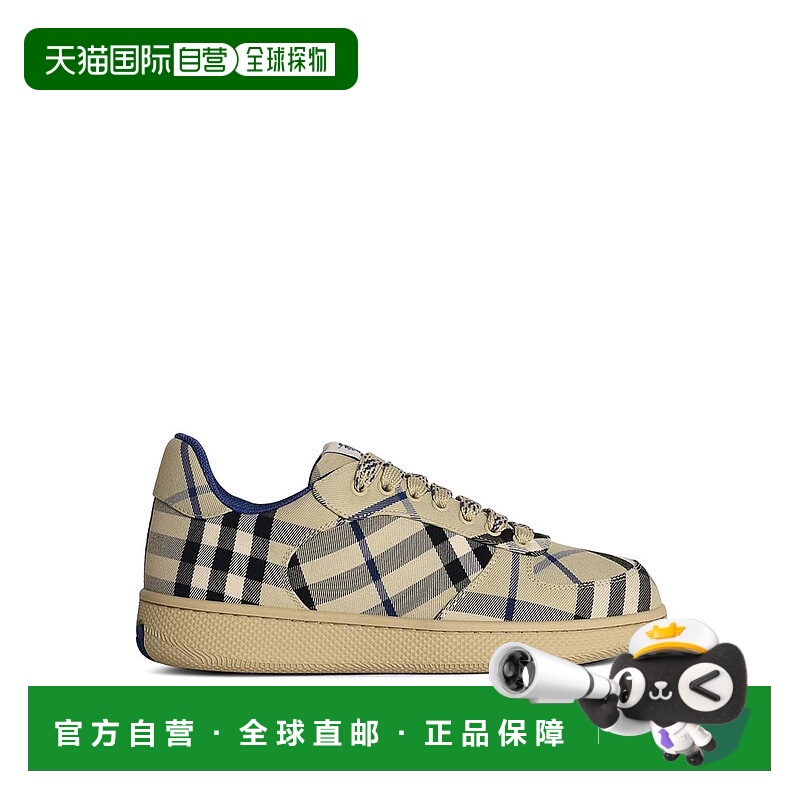香港直邮BURBERRY 男士运动鞋 8095275-0 AW2024 绿色 Terrace Be