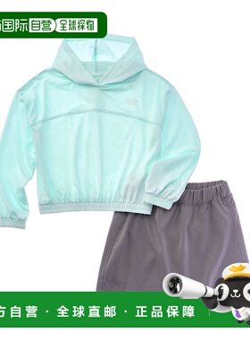 自营New Balance 2pc Top & Scooter Set - blue 美国奥莱直发