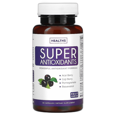 香港直邮Healths Harmony,级抗氧剂，60 粒胶囊白藜芦醇