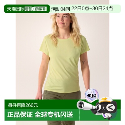 自营1h可退 欧洲直邮ARCTERYX始祖鸟TAEMA短袖圆领T恤 女装户外