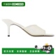 white 自营Cubisto 美 Leather White Sandals Jacquemus