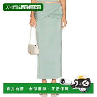 1h可退 香港直邮Simkhai 女士 Vienna 中长半身裙 4253039K