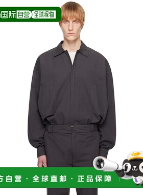 1h可退 香港直邮The Row 男士 灰色 Amoneto 夹克 450W2384