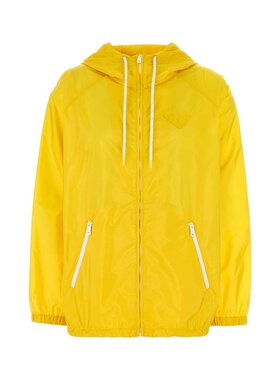 潮奢 Prada 普拉达 女士 Re-Nylon 黄色风衣 292276SOOO1WQ9
