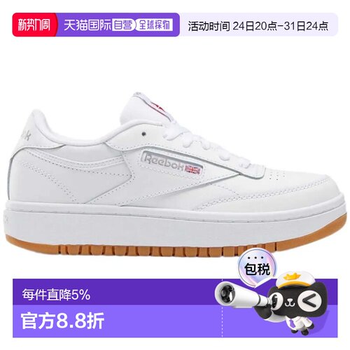 欧洲直邮REEBOK 运动鞋 Club C Double