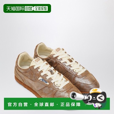 香港直邮AUTRY 女士运动鞋 WSLWOY02 AW2025 棕色德训鞋