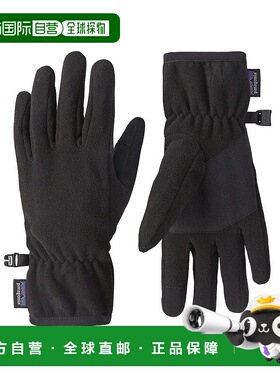 日潮跑腿patagonia巴塔哥尼亚 儿童 Synchilla 手套 黑色 S 66103