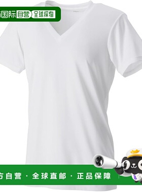 【日本直邮】Mizuno美津浓 男士打底短袖 V领 速干 C2JABA12运动