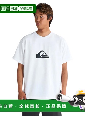 日本直邮Quiksilver 男士半袖冲浪防晒T恤 25SPQLY251018WHT 白色