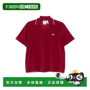 JW1122 AW2025 红色 香港直邮ADIDAS Collar 运动服 Polo Wit 男士