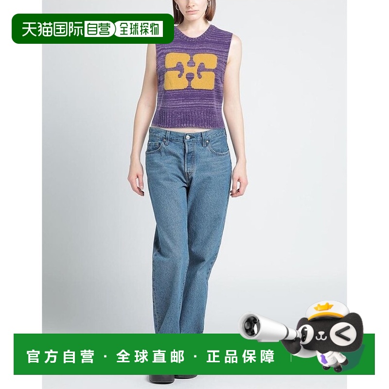 1h可退 【美国直邮】GANNI 无袖针织毛衣 女装 女士精品 轻质混色
