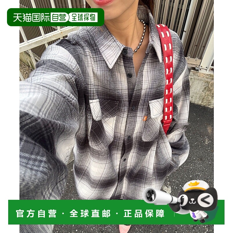 1h可退 日本直邮CIAOPANIC 男女同款 多色格纹衬衫外套 裏起绒保 - 封面