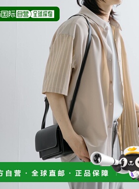 1h可退 日本直邮SENSE OF PLACE 男士条纹拼接短袖衬衫 AA4513S12