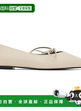 香港直邮ANINE BING 女士 灰白色 Nikki 芭蕾鞋 A140201150