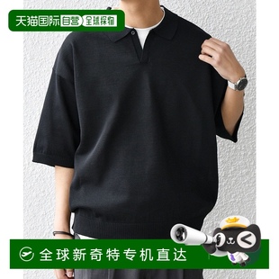 麻混针织高领POLO衫 1h可退 男士 日本直邮SHIPS 716220001 any