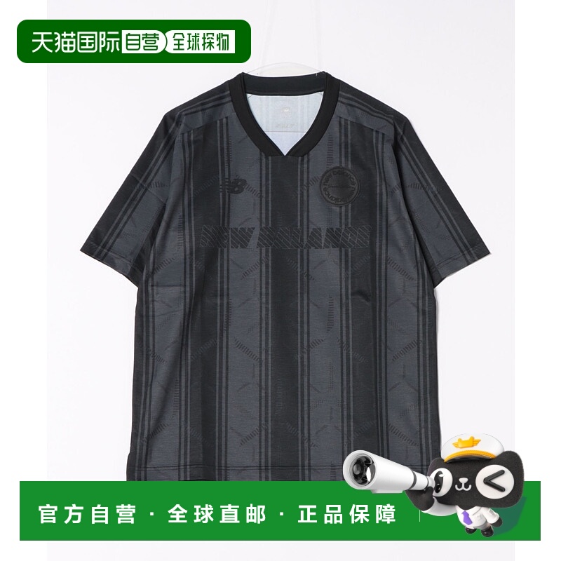 1h可退 日本直邮NEW BALANCE 男装 90年代足球风 短袖印花衬衫 AM