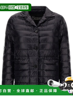 香港直邮HERNO 女士羽绒服 PI002215D12017Z9300 SS2026 黑色