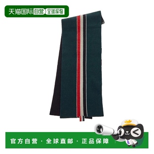 香港直邮Thom Browne RWB 条纹细节针织围巾 MKS095FY1018 正品