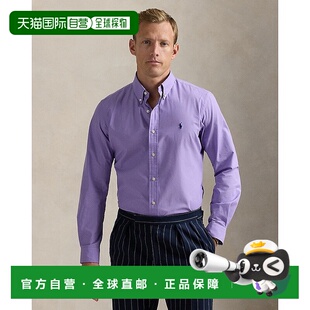 欧洲直邮RalphLauren拉夫劳伦 Polo定制弹力府绸衬衫