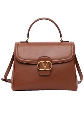 VALENTINO 女士斜挎包 WB0R87SRSN58 AW2025 棕色 徽标单肩包