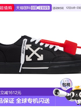 1h可退 香港直邮潮奢 off-white 女士 黑色 Vulcanized Low 运动