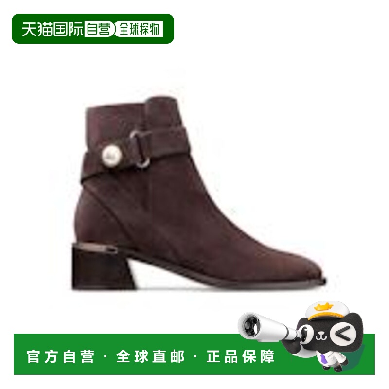 1h可退 香港直邮JIMMY CHOO 女士靴子 NOOR45SVVCHOCOLATE AW2025