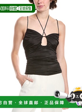 自营 Endless Rose Slinky Cutout Top - Black 背心美国直发奥莱