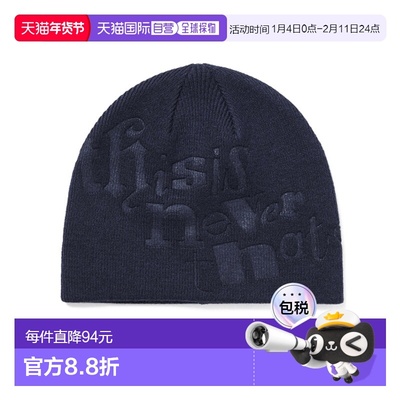 韩国直邮THISISNEVERTHAT 公用帽子TN243KHWBE11NAV Debossed No