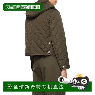 絎縫連帽棉服 香港直郵Burberry 80757601