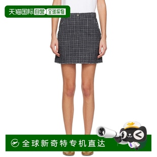 短裙 香港直郵潮奢 COGWFF06393緞面 Rebekah 海軍藍 A.P.C. 女士