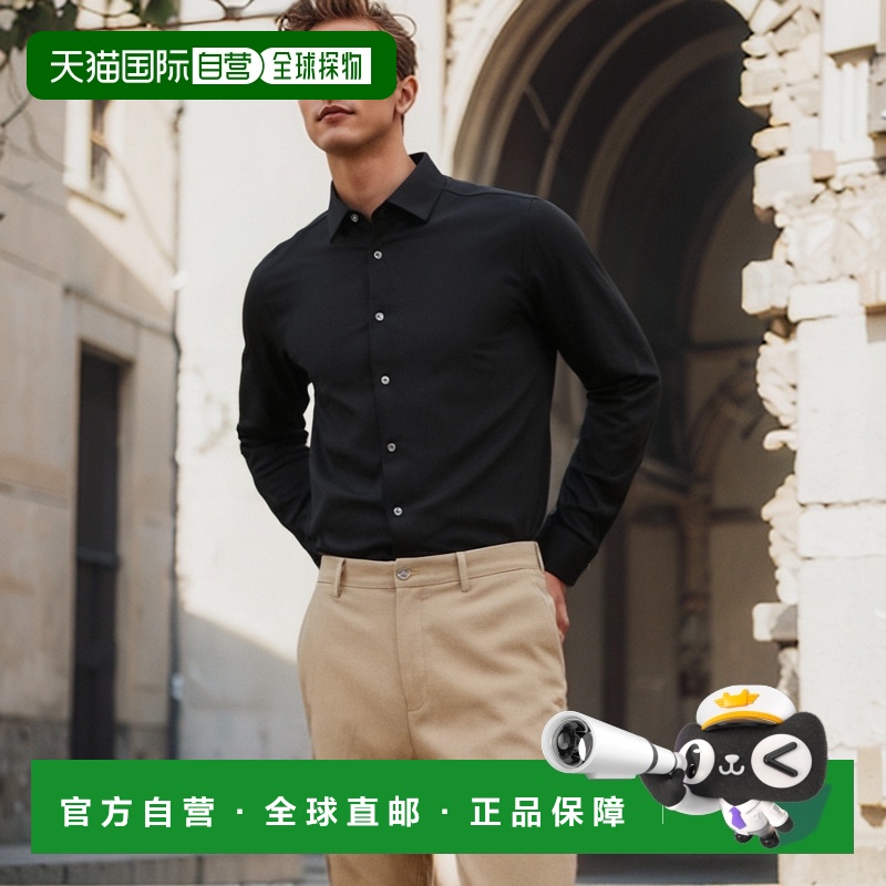 1h可退 香港直邮EMPORIO ARMANI 男士衬衫 8N1CG11JUVZ0999阿玛尼