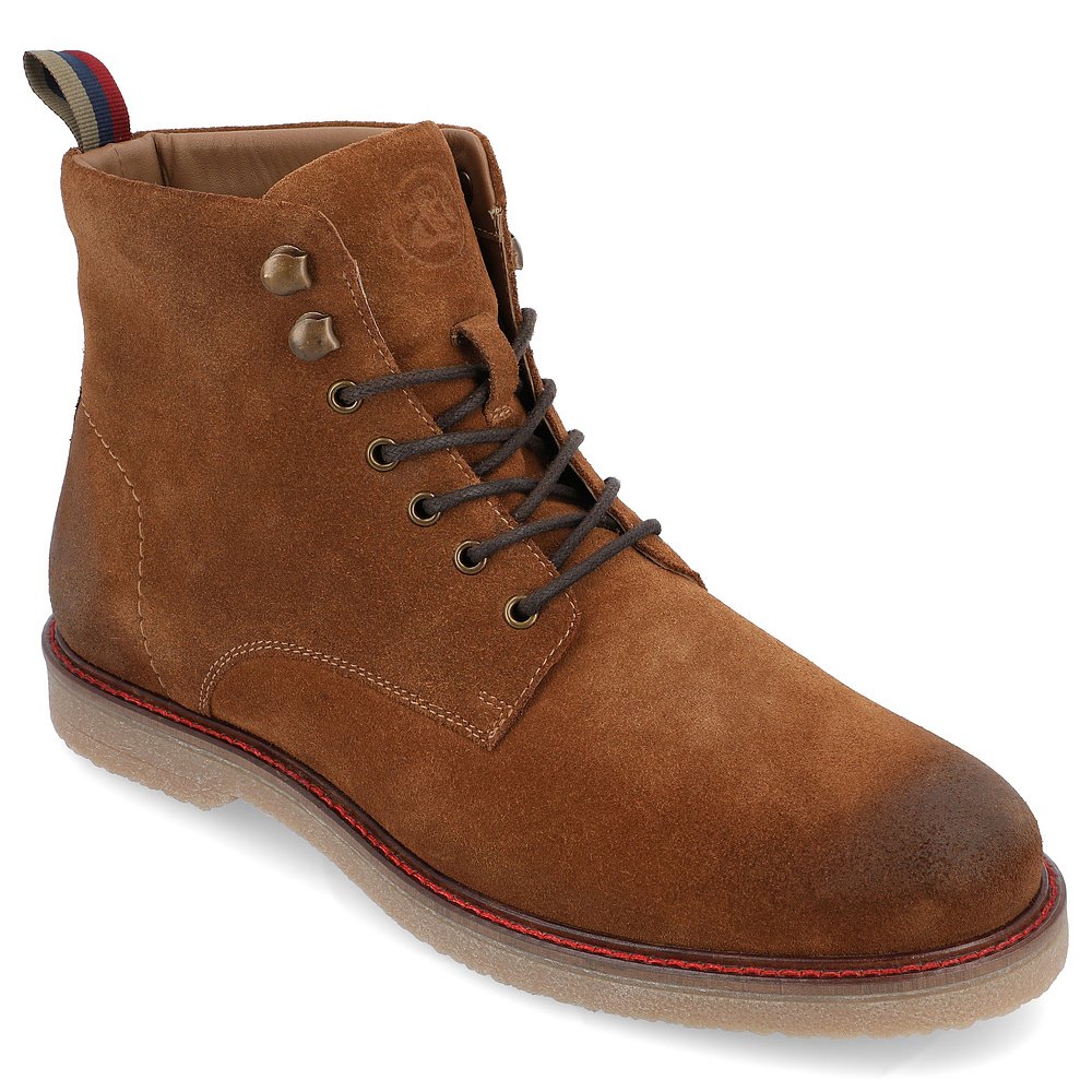 【美国奥莱】直发 Thomas & Vine Samwell 平头踝靴 - 棕褐色