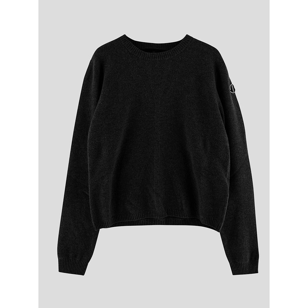 MONCLER 女士针织毛衣 MU02D9C01M4281999 AW2024 黑色