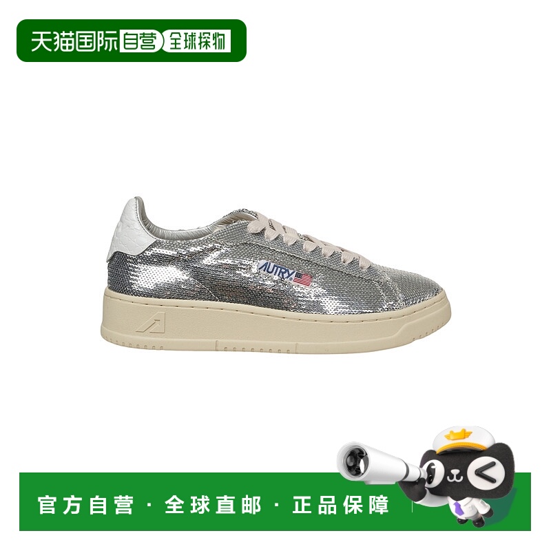 香港直邮AUTRY 女士运动鞋 ADLWTI05SILVER AW2025 银色 DALLAS L