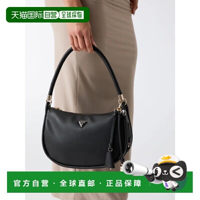 日本直邮GUESS DANYA Hobo Bag 黑色单肩包手提包