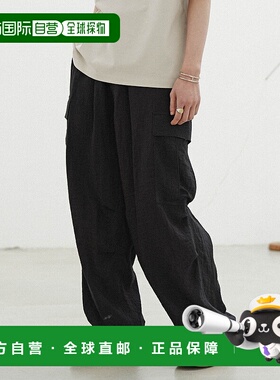 1h可退 日本直邮WYM LIDNM 男士休闲宽松抽绳尼龙货裤  WYpt1193