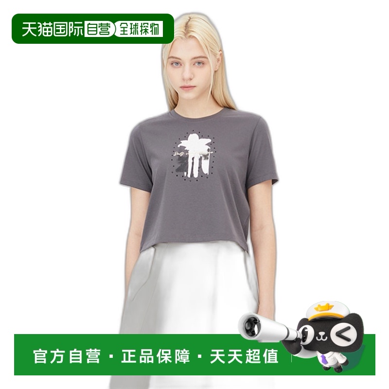 韩国直邮SISLEY 女士女装T恤 SATS09411DG高档舒适 时尚简约百搭