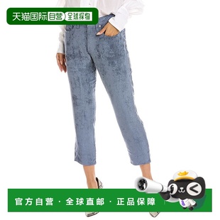 bone Rosa 灯芯绒长裤 自营 美国奥莱直发直筒裤 蓝色 rag