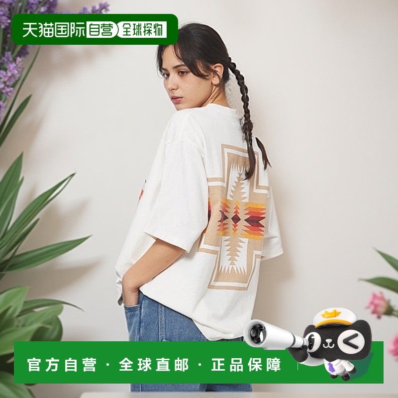 1h可退 日本直邮PENDLETON 短袖印花T恤 男女同款 04500020071