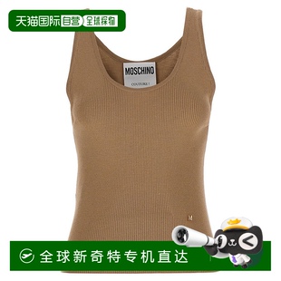 针织无袖 莫斯奇诺 女士 J088 背心 香港直邮潮奢 1h可退 Moschino