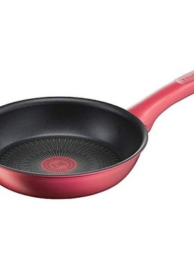日本直邮T-Fal特福 不沾平底锅20cmIH适用 红色 钛超强涂层G26202