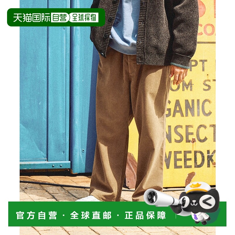 1h可退 日本直邮niko and... 男装 宽松直筒仿麂皮易穿裤 578362